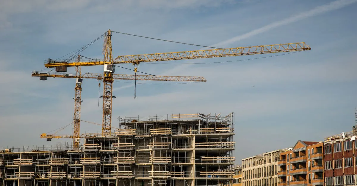 Obra en construcción de un edificio