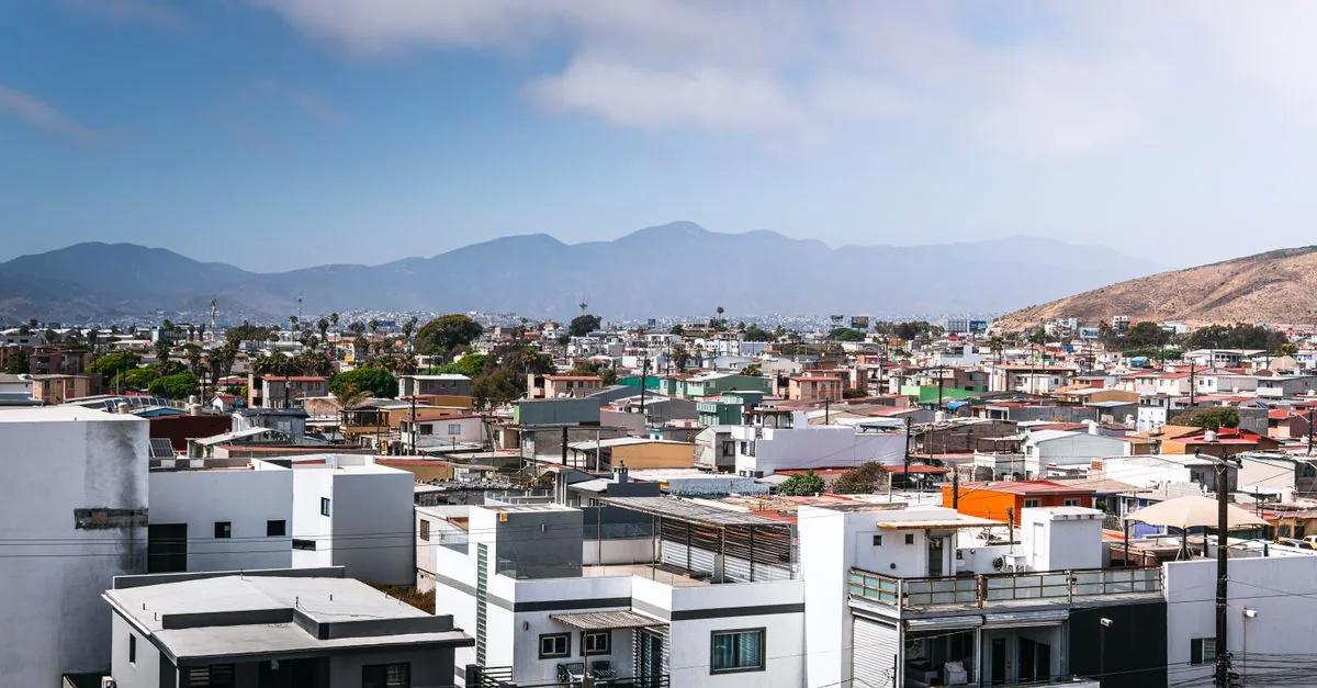 Vista de casas en un fraccionamiento residencial